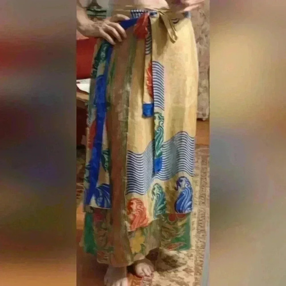 Dresses & Skirts - Full Length Maxi Wrap Skirt NWOT